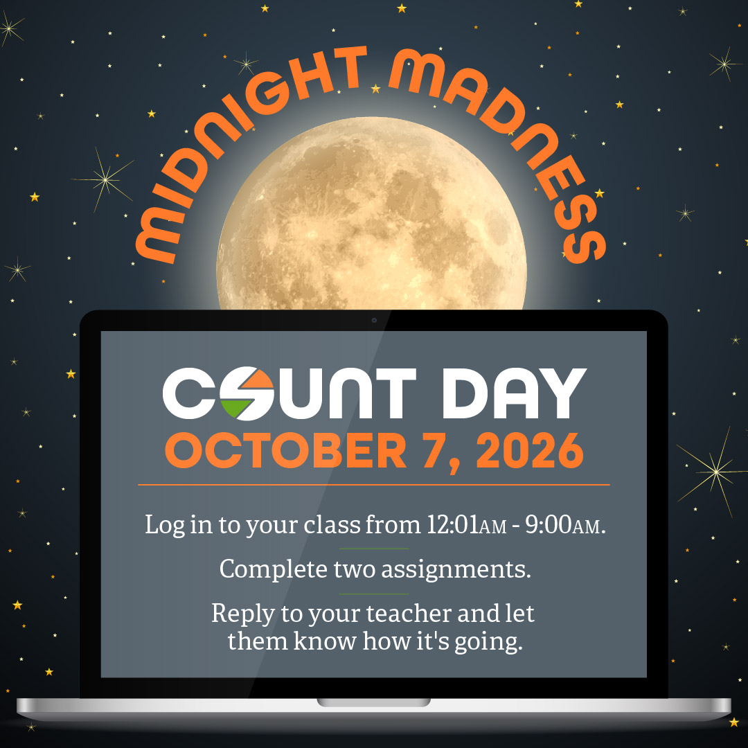 SuccessMichigan's tweet photo. Get ready for Midnight Madness! Complete your tasks and make sure your attendance is recorded. Thank you for your help! 🧡 https://t.co/p8NWO4KLOM