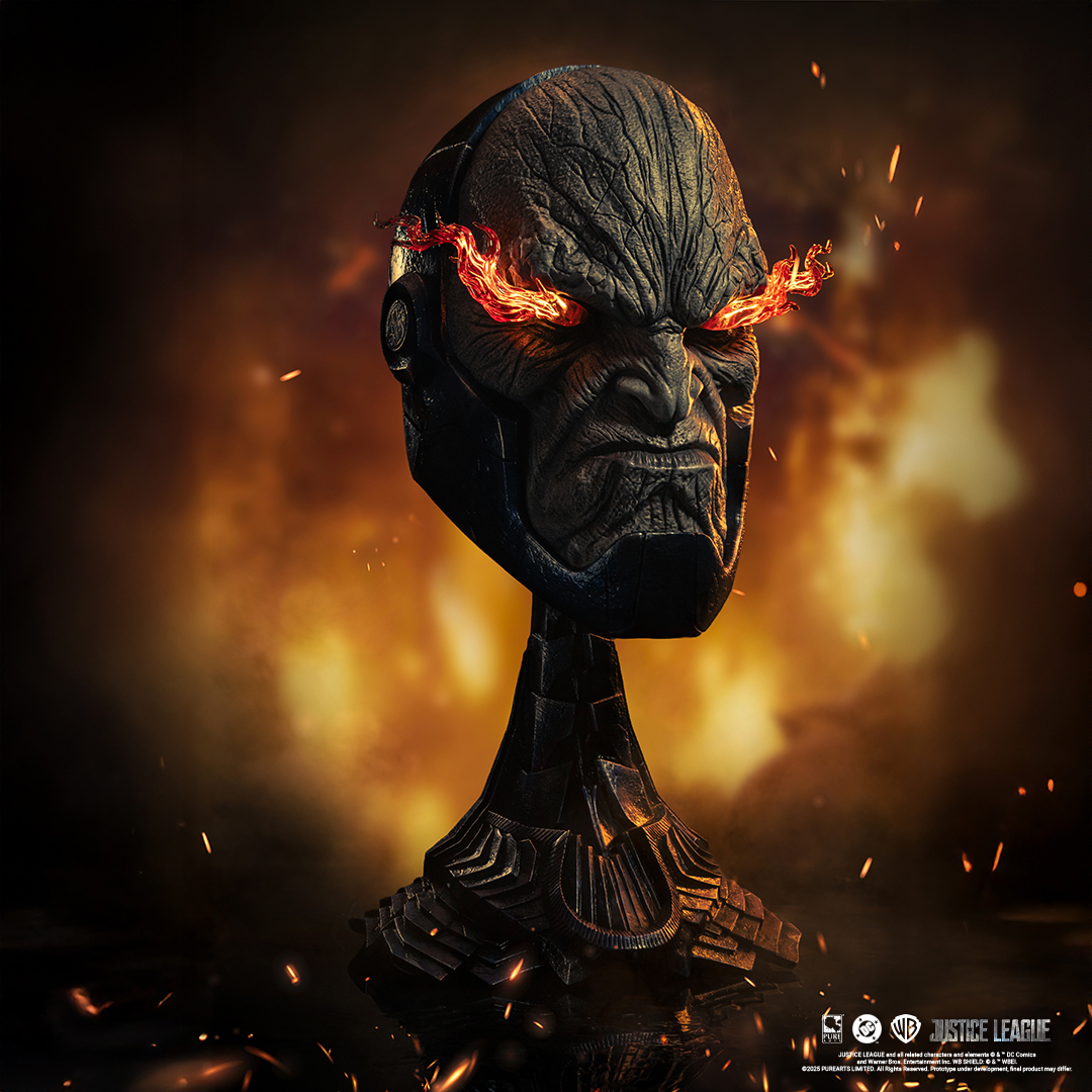 PureArtsLimited's tweet photo. The Darkseid 1/1 Scale Art Mask Exclusive Edition is available for pre-order! Only 250 Exclusive Editions with the bonus Omega Flame Eyes! 🔥

Pre-order yours now ➡️ https://t.co/WRnBb04H97 https://t.co/VD0gEMu1xo