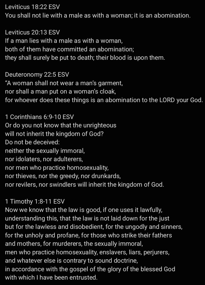 sonicsmash259's tweet photo. Js4:4
You adulterous people!
Do you not know that friendship
with the world is enmity with God?
Therefore whoever wishes
to be a friend of the world
makes himself an enemy of God
Js2:9
But if you show partiality
you are committing sin
and are convicted by the law
as transgressors https://t.co/1LHEwH7Oix