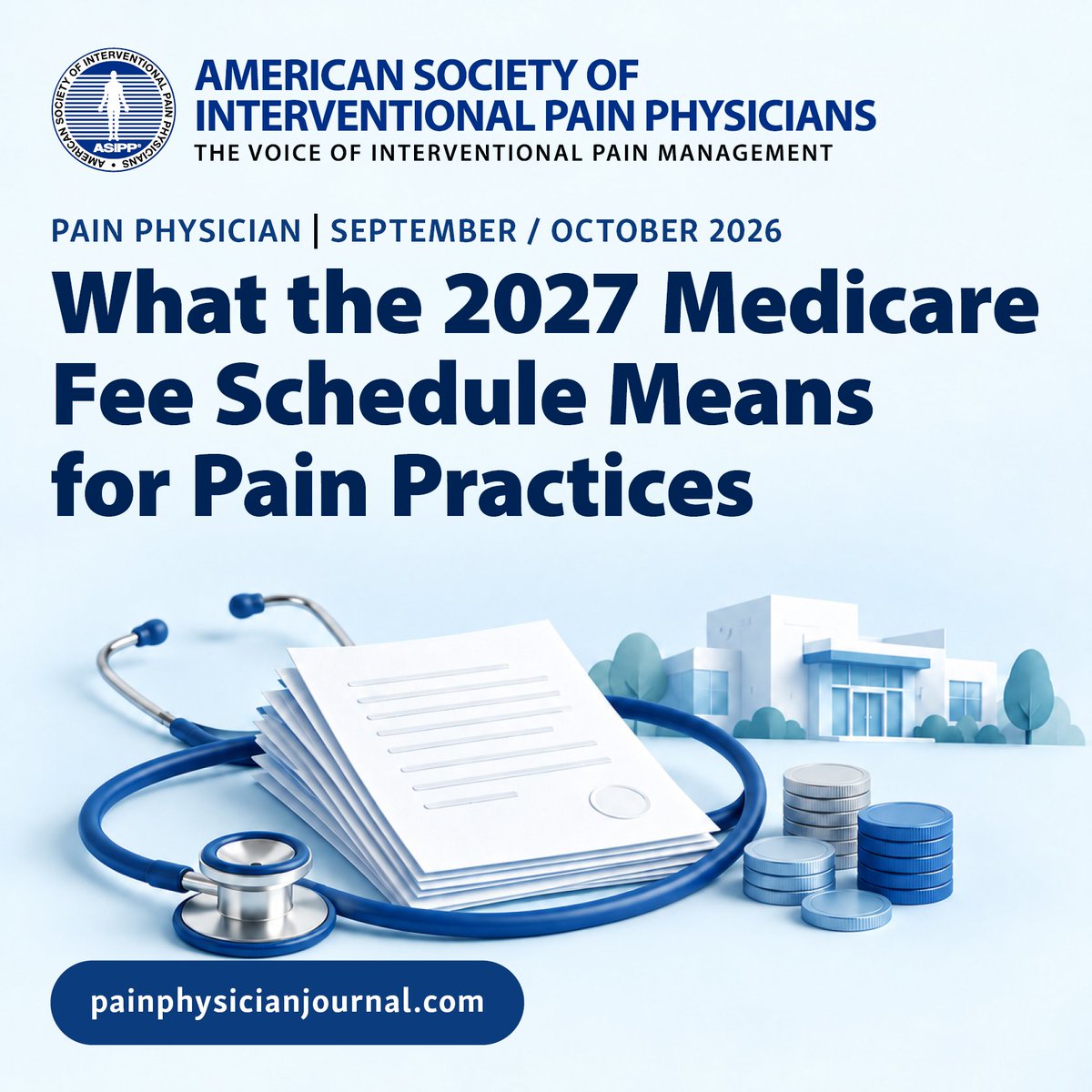 ASIPP's tweet photo. How could the proposed 2027 Medicare Physician Fee Schedule affect your practice?

A review in the Pain Physician examines proposed reimbursement changes and their implications for interventional pain practices, sustainable care, and patient access.

https://t.co/zw2IIV0Cdx https://t.co/f842vgdfNa