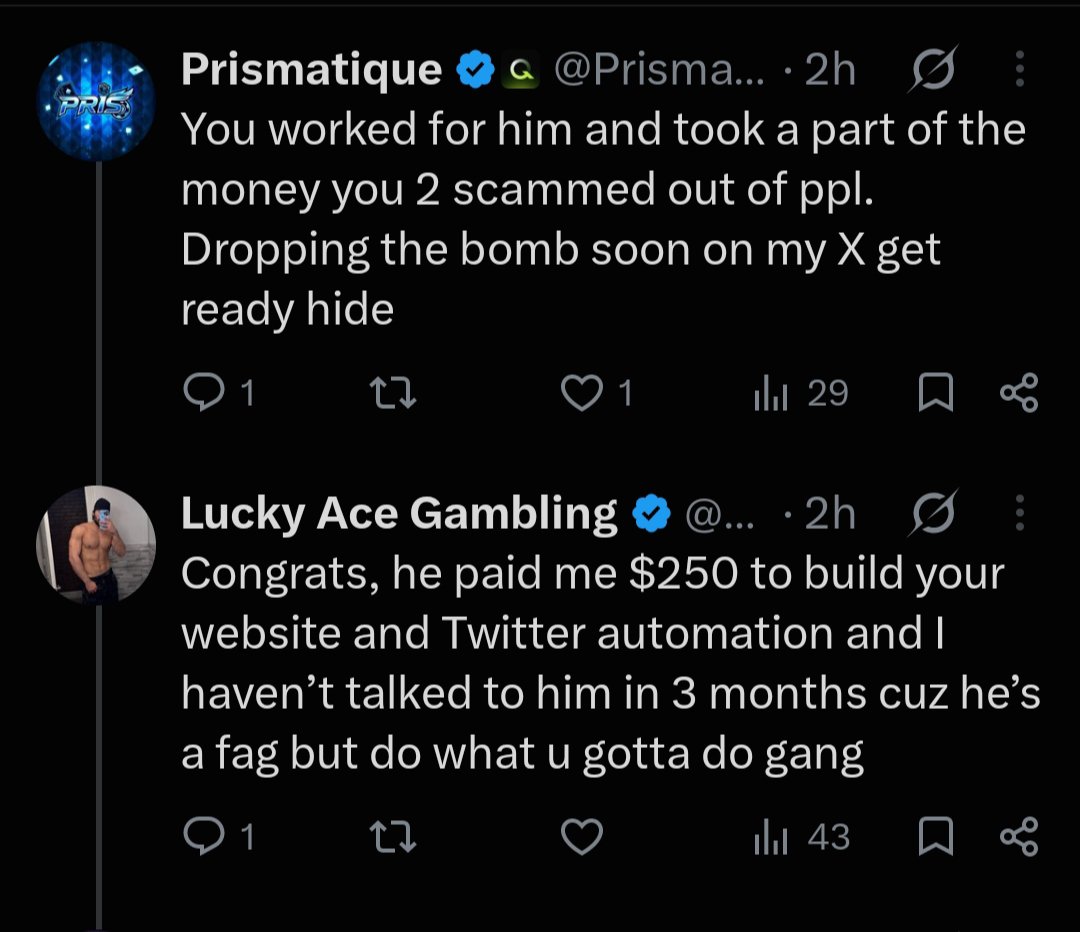 SweetuYash's tweet photo. @Luckyace444 @Prismatiquee @tivawrld 🚨 SCAMMER ALERT 🚨

You agreed to build a website and received $250 for the work.

So, where is the website?

If the work isn’t ready, simply refund the $250.

Taking payment and then not delivering the agreed work is not acceptable.
Transparency &amp; accountability matter.

🤬🤬🤬 https://t.co/yDh2t3Yw9f