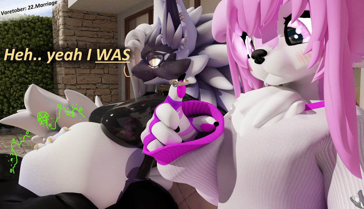 DatVampireBun's tweet photo. 22. Marriage 
#vore #voretober #voretober2026 #novabeast https://t.co/ShuisPIi26