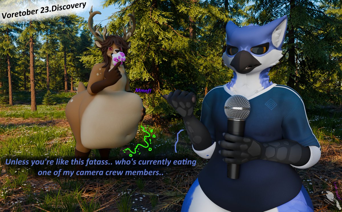 DatVampireBun's tweet photo. 23. Discovery
Featuring @SillyestJohn <3
#vore #voretober #voretober2026 https://t.co/P2MSwpFKNK