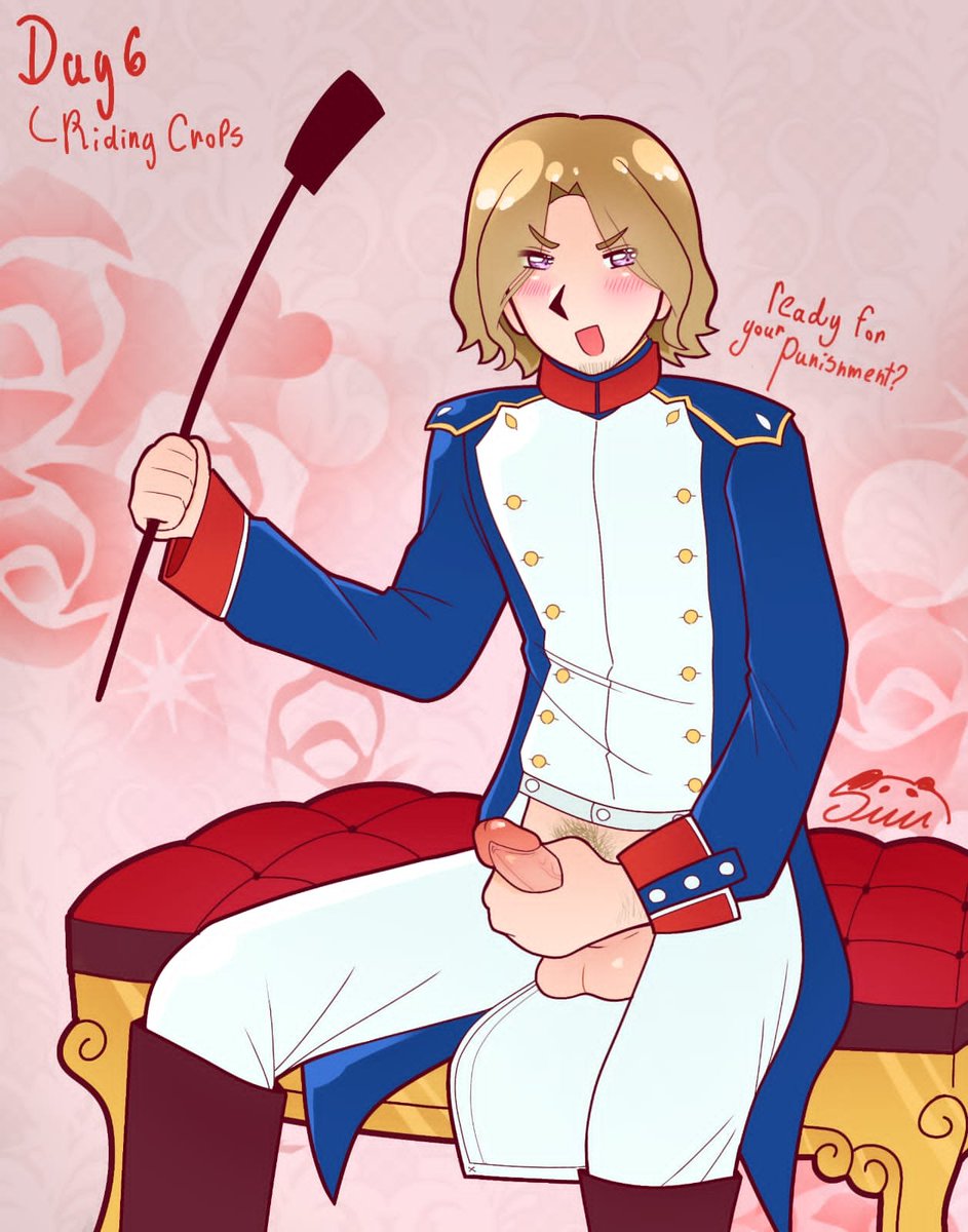 shushshuura's tweet photo. [ day 6 / riding crops ] i didnt like this one but i rlly liked drawing the uniform

#kinktober #kinktober2026 #aphfrance #hetalia https://t.co/ixfYzWjlIb