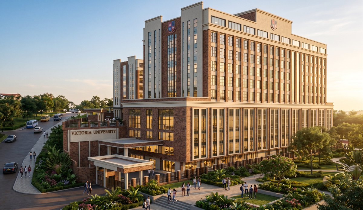 ReachDrMuganga's tweet photo. At first glance, you might think someone got a little too creative with AI.

But no, these are the actual design impressions of the upcoming @VUKampala campus in the heart of Kampala, Naguru to be exact, close to @Phanerookampala. 

Yes, this is happening, and I am excited to share that work begins this year.

We cannot wait to see these images become something you can actually walk into, experience, and call home.

This one is going to be beautiful.  

https://t.co/74r68jGa8f