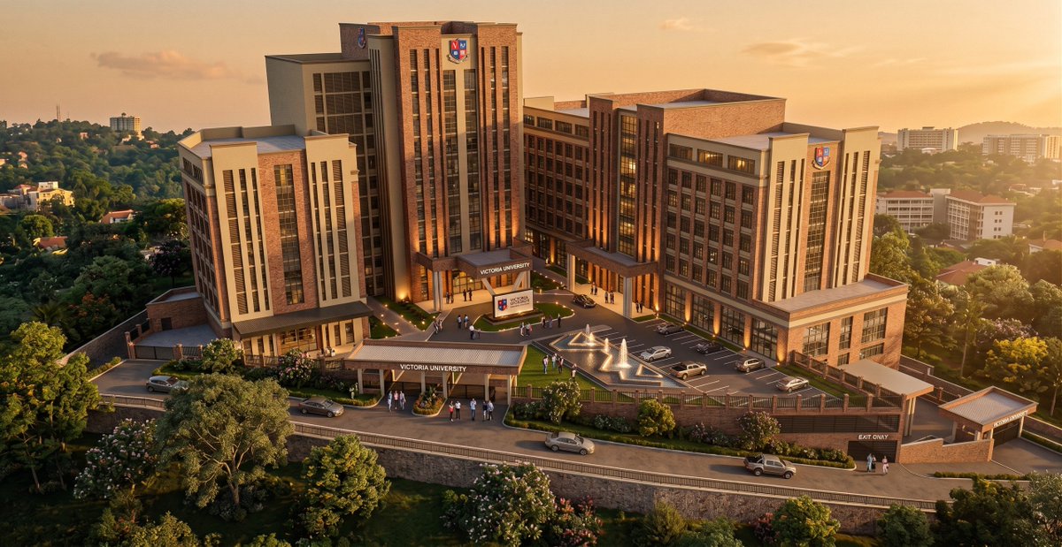 ReachDrMuganga's tweet photo. At first glance, you might think someone got a little too creative with AI.

But no, these are the actual design impressions of the upcoming @VUKampala campus in the heart of Kampala, Naguru to be exact, close to @Phanerookampala. 

Yes, this is happening, and I am excited to share that work begins this year.

We cannot wait to see these images become something you can actually walk into, experience, and call home.

This one is going to be beautiful.  

https://t.co/74r68jGa8f