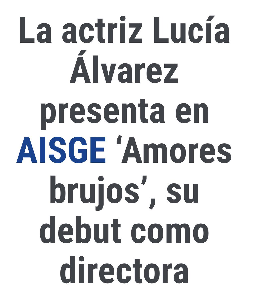 Lucia_Alvarez_'s tweet photo. ¡Feliz día del cine español!

Nosotr@s lo vamos a celebrar en @aisge con #amoresbrujoslapelicula 

Un pase, sin duda, de los más especiales. Con compañer@s y con quienes defienden cada día nuestros derechos de imagen. 

#diadelcineespañol #aisge https://t.co/PgEnRvvMXY
