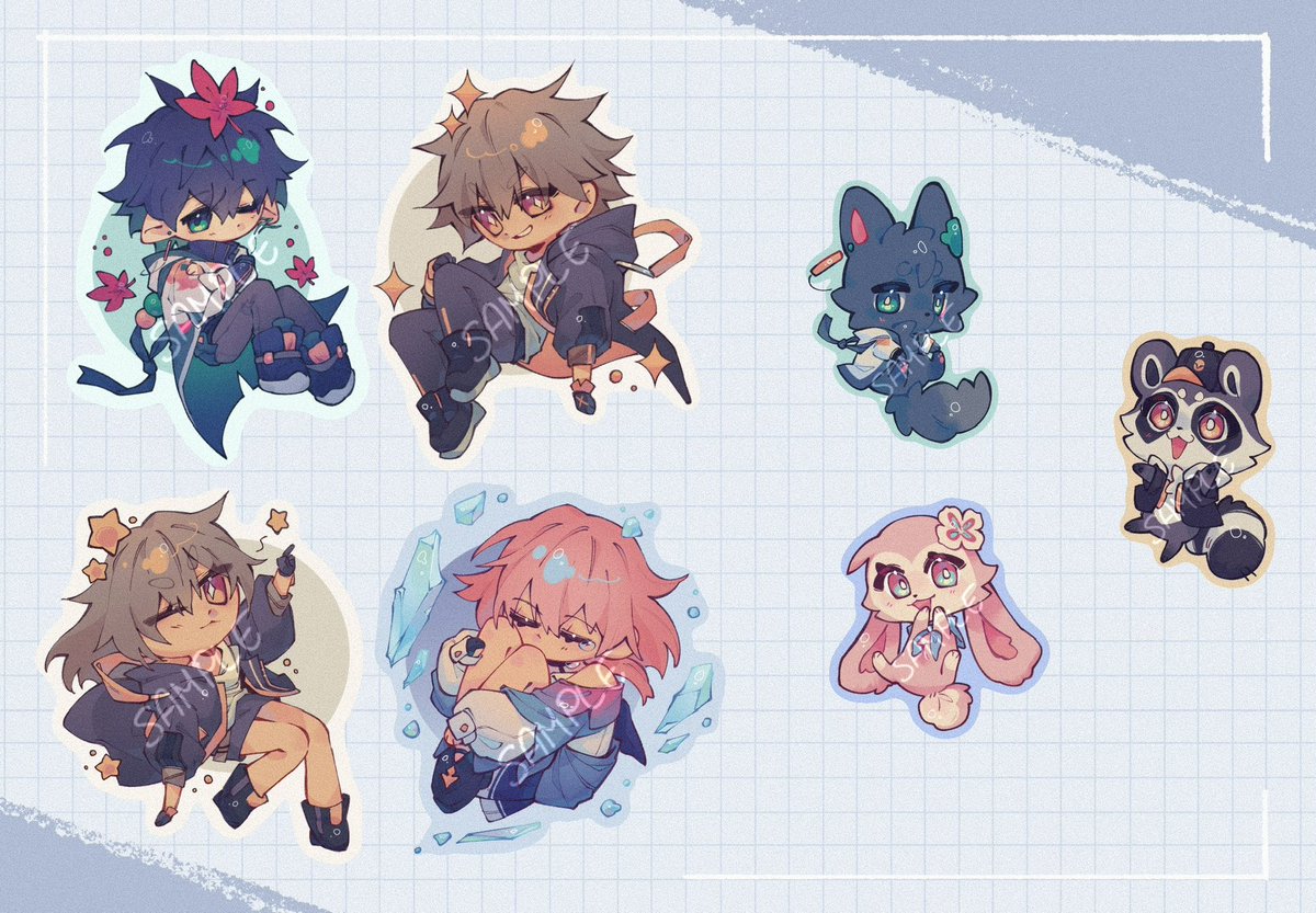 timely_danheng's tweet photo. Some keychain samplesss https://t.co/vE8YVwRn58