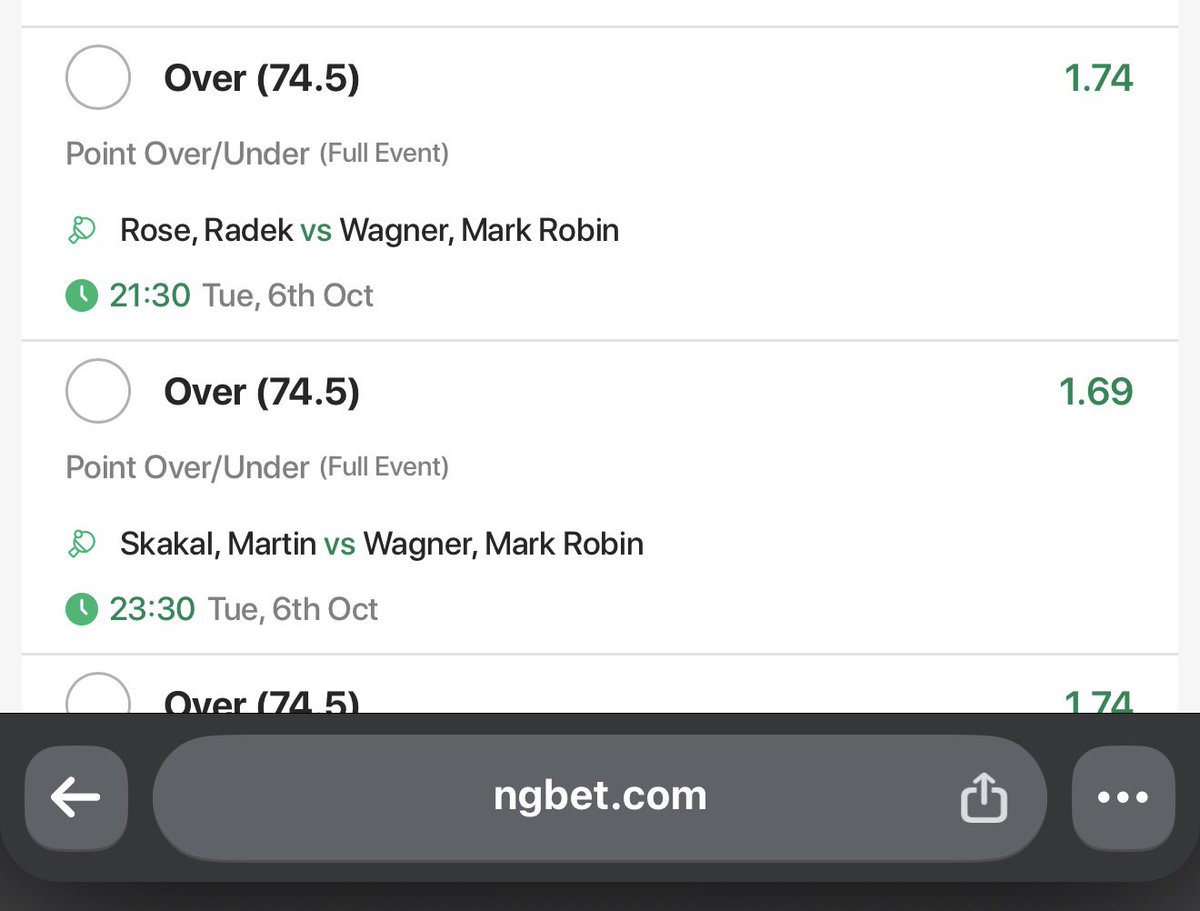 Girlpunter's tweet photo. 300 ODDS  Table Tennis on #NGBET 

BETCODE 👉 9733

Create an account with NGBET 🔗 https://t.co/pso7R83HWM
🎁 Promo code: GIRLPUNTER

Always bet Responsibly 🔞 https://t.co/90EqGCFlot