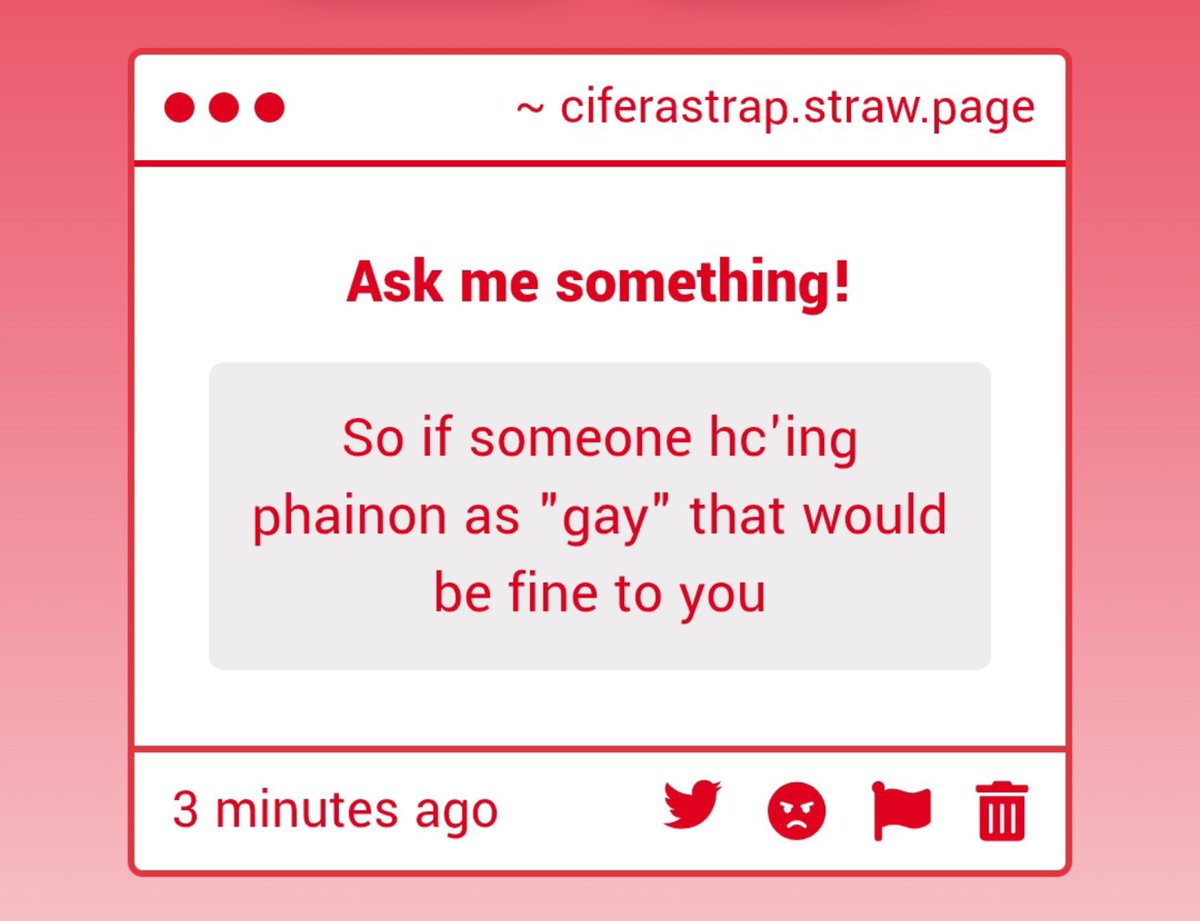 CiferaStrap's tweet photo. Welp ????? Of course I'm fine what is that question ????😭 at the end of day him being bi isn't confirmed anyway and it's remain headcanon so who gaf https://t.co/nBKaua4wuy