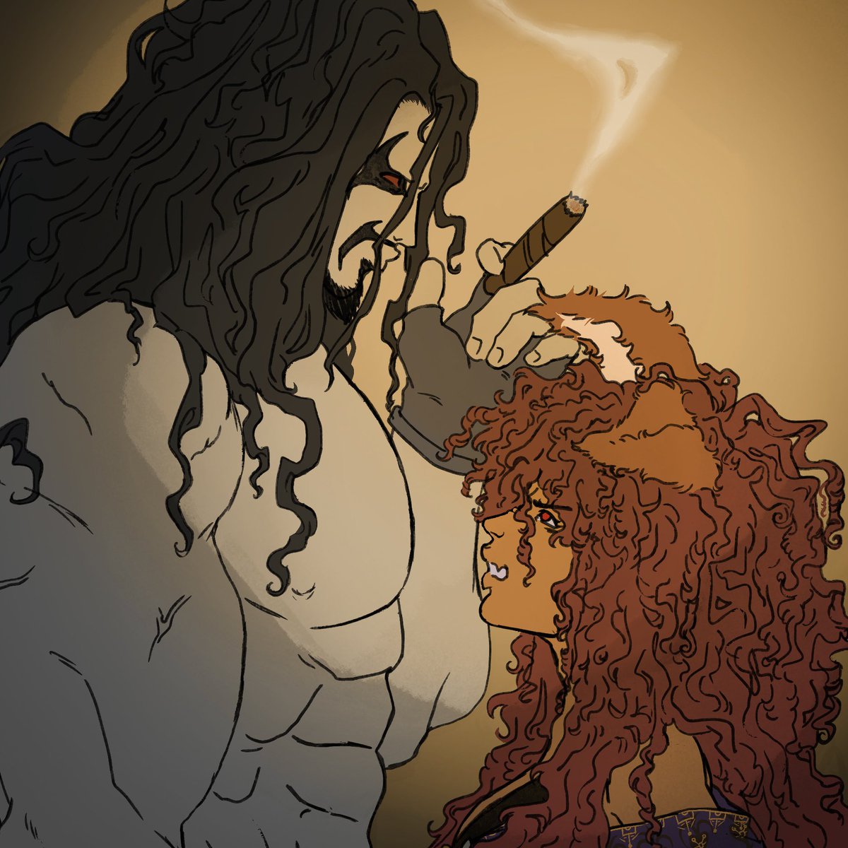 SaintPupp's tweet photo. Lowbow bullies me or something 😒
#lobo #dccomics #yumeship #digitalart https://t.co/BJnj4aFL3q
