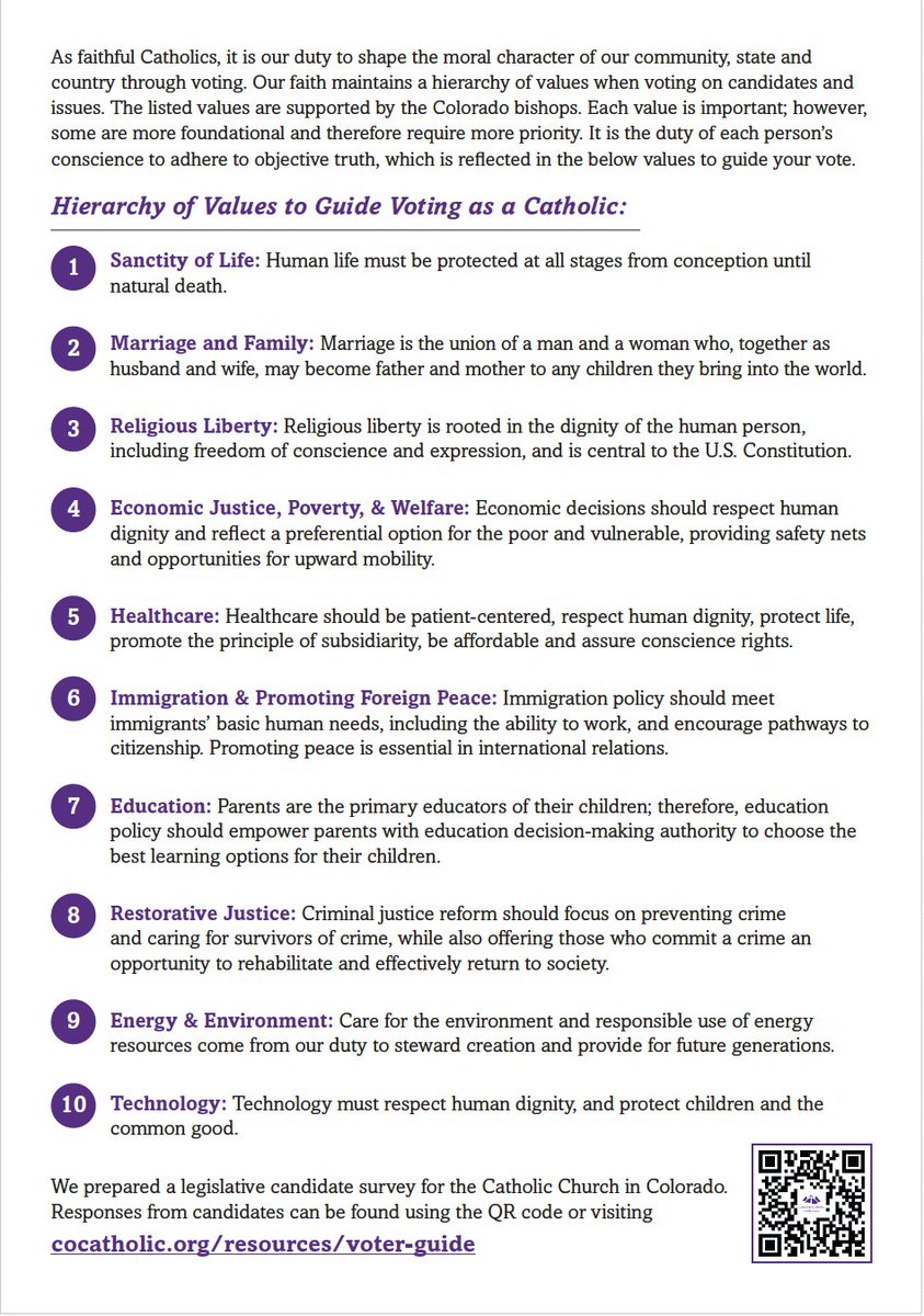 cocatholicconf's tweet photo. Election Day 2026 is on Tuesday, November 3rd!

Ballots were mailed on Friday, October 2nd and will arrive at your homes this week. 

Please visit our website to view our 2026 election material, including voter guide (print version arriving in parishes this week) and candidate survey to form consciences of Catholic voters: 
https://t.co/BCFCNCT5eJ