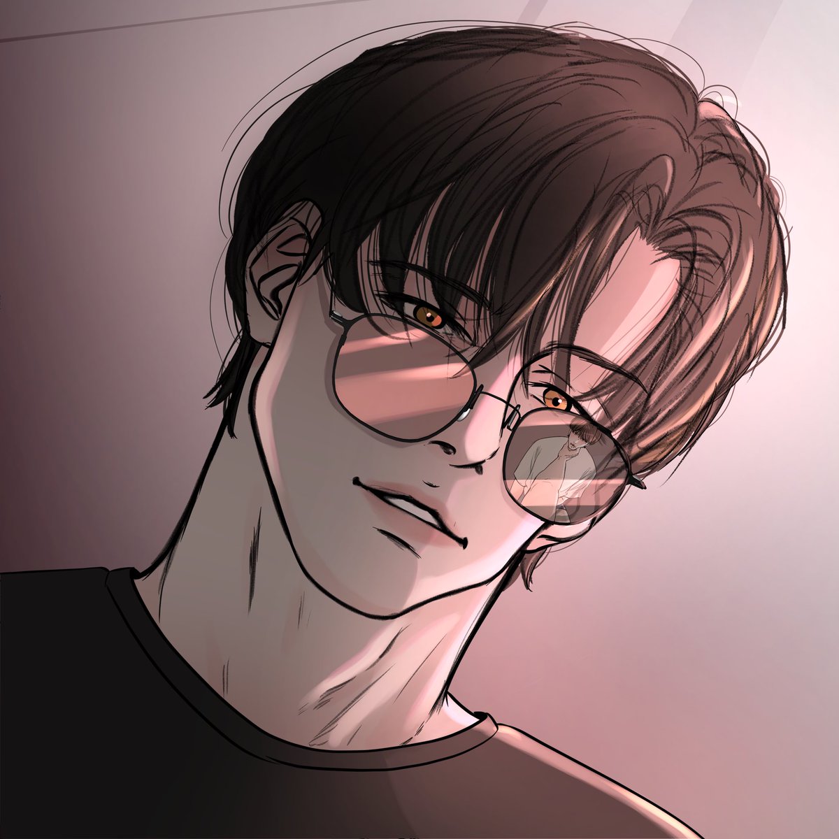 tsukine_l's tweet photo. Umm..💋🕶️

#beyondfame #yaoi #manhwa https://t.co/7B6rgrU5OI