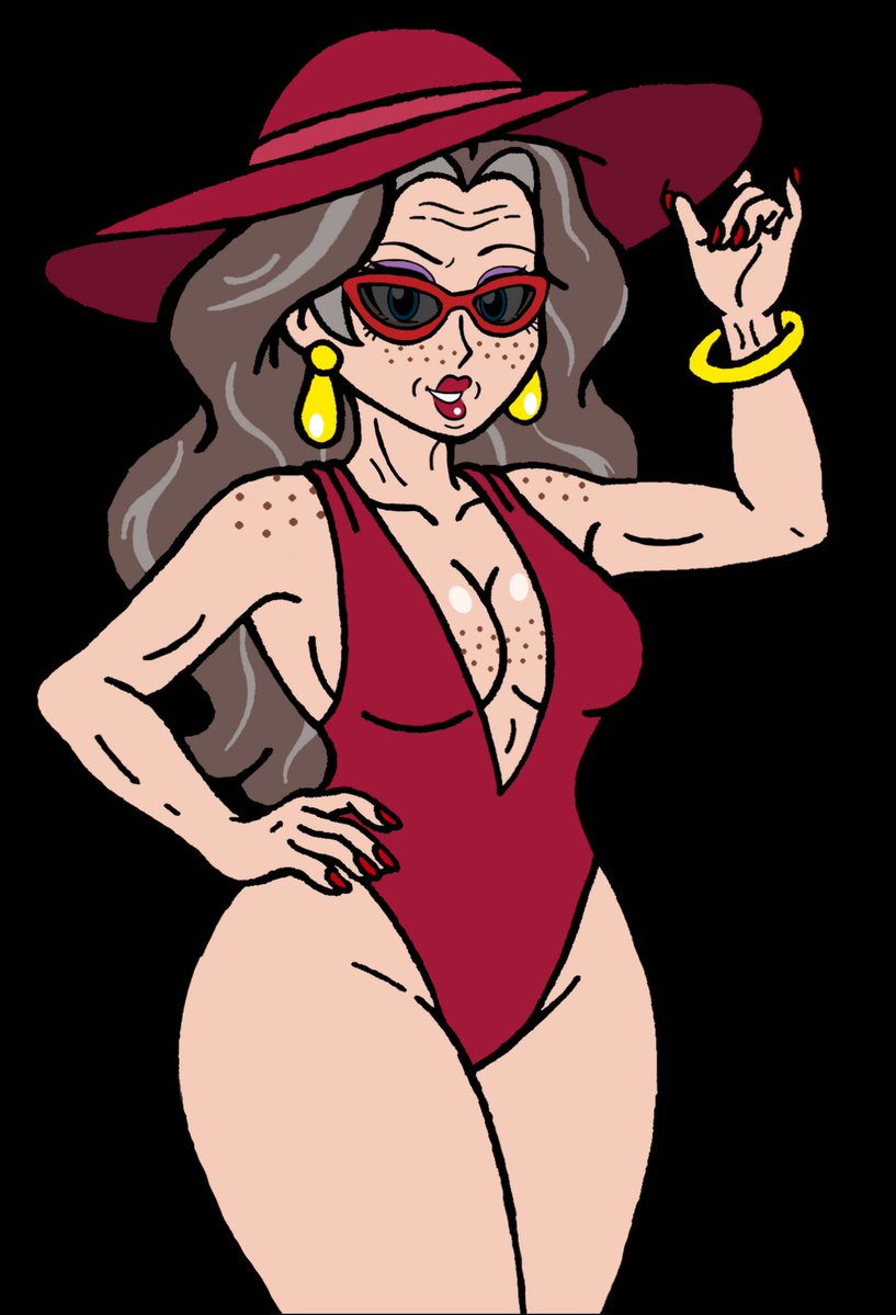 dcb2art's tweet photo. I have two more outfits for Old Pauline on the way, but does anyone else have some ideas for outfits I could give her. I'm open to suggestions. (So long as the designs are not complicated)

#Mario #SuperMarioBros #DonkeyKong #DonkeyKongBananza #Pauline #Nintendo #NintendoSwitch2 https://t.co/C6h7FzEohc