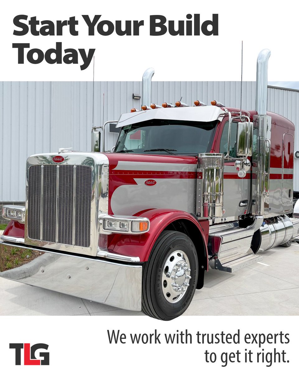TLGPeterbilt's tweet photo. Your dream truck is closer than you think.
TLG Peterbilt is ready to build your dream truck with custom paint, fabrication, welding and more. We’re proud to work with the best to make it happen.

The sky’s the limit. Let’s build your dream truck: https://t.co/eHjfImyH6A https://t.co/hwNF1AE5JO