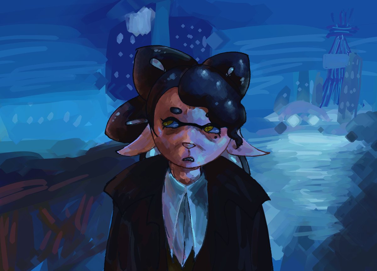 0ldmoneybitch's tweet photo. if i don't wake up i'll see you in my dreams
(lighting study🌙)
#splatoon #magdalenabay ←ref https://t.co/g7A0T36duS