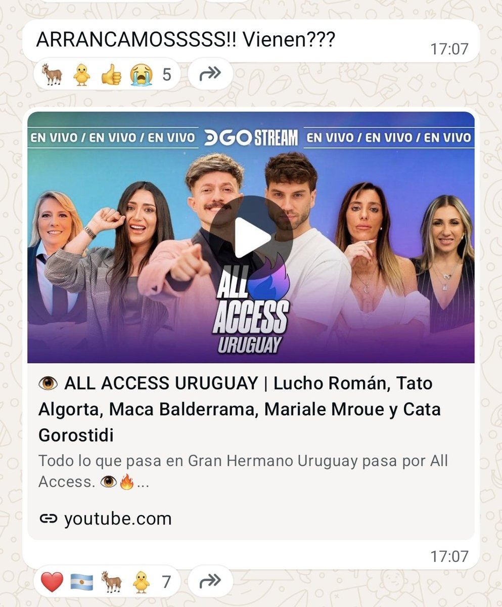 luziagodatta's tweet photo. Vamoss #AllAccessUY
⛓️‍💥
https://t.co/6RUJrMwi0q https://t.co/W7u9y7LSES