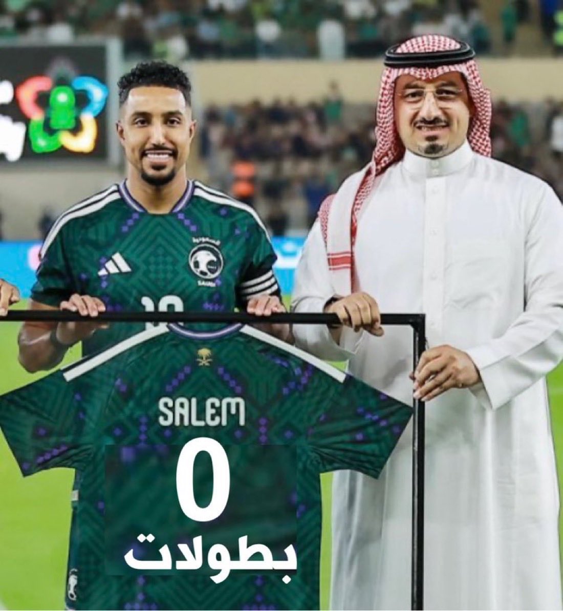 msh3l_alshammri's tweet photo. للتاريخ  
اللاعب همام الهمامي لعب للمنتخب 9 مباريات وحقق بطولة سالم الدوسري لعب 111  مباراة ولم يحقق اي بطولة ترفعك الاقلام وتفضحك الارقام 
#السعوديه_الإمارات https://t.co/xlhlMymdfu