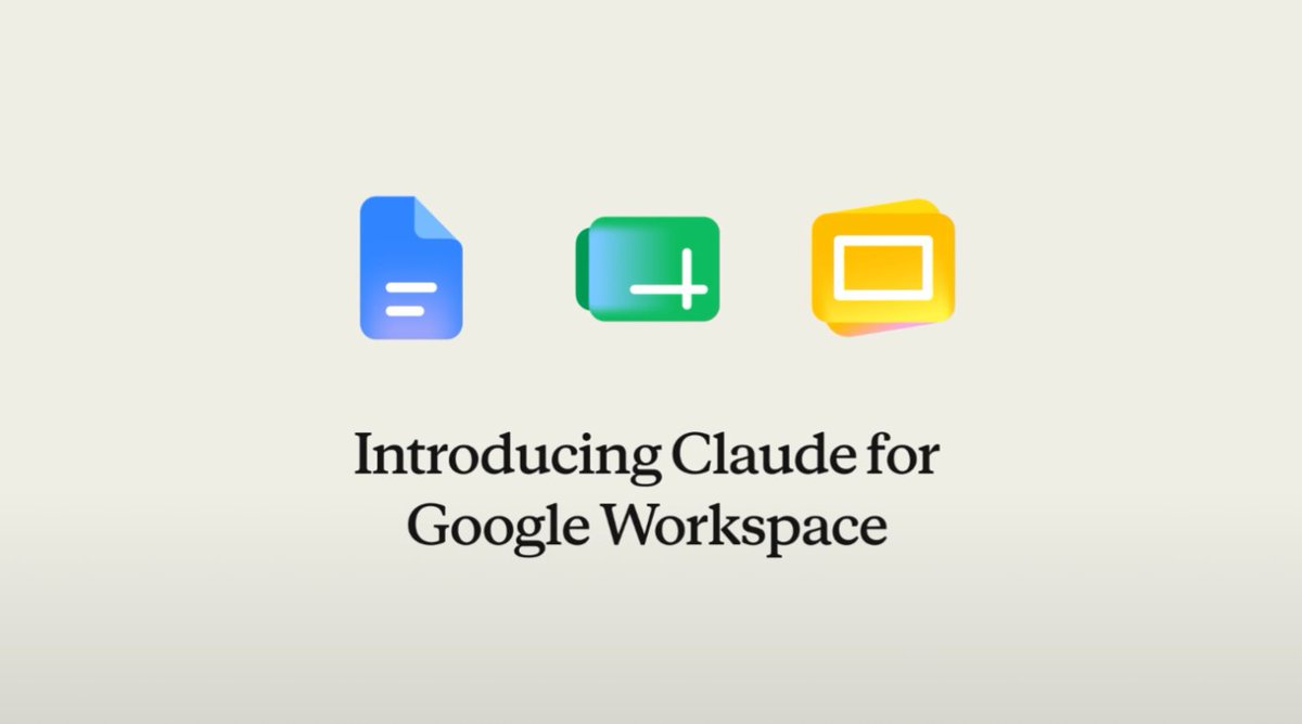 signaldigital's tweet photo. 🪑 Claude just got a desk in Google's office: a sidebar inside Docs, Sheets and Slides, right next to Gemini. For EU small firms the news isn't which AI is smarter. It's that the AI stopped asking you to come to it 👉 

https://t.co/2Qka2Ogm8F

#AI #Anthropic #Google #EU #SMB https://t.co/7oGyCx85XO