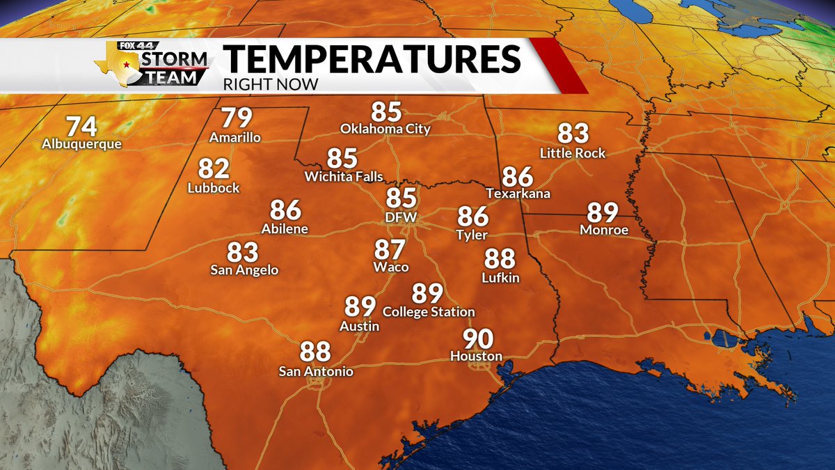 Sean_Pat_Ryan's tweet photo. A beautiful afternoon in Central Texas!  Temperatures in the 80s.  Enjoy!
#FOX44WX https://t.co/jrvJRxseGm
