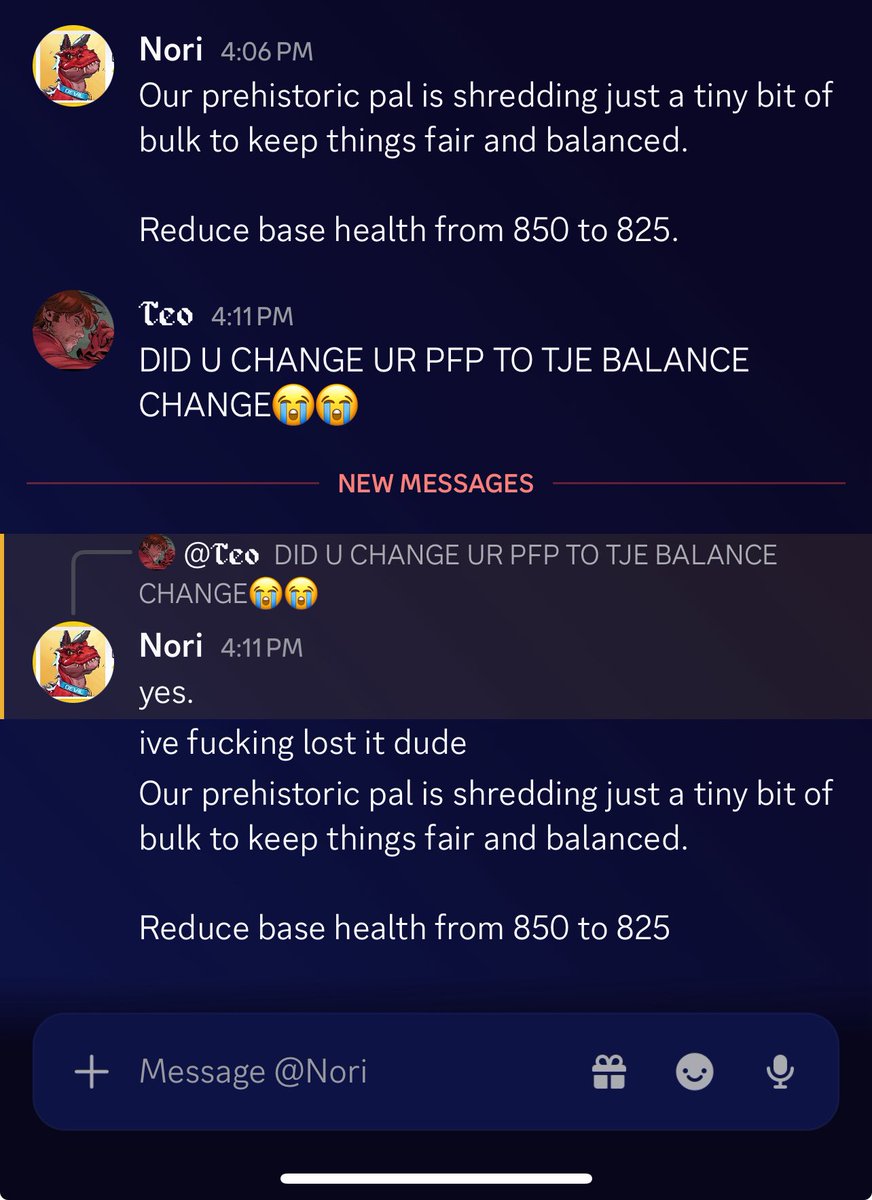 teo2lit's tweet photo. I think they broke the community w this patch https://t.co/vpaVbv9dhf