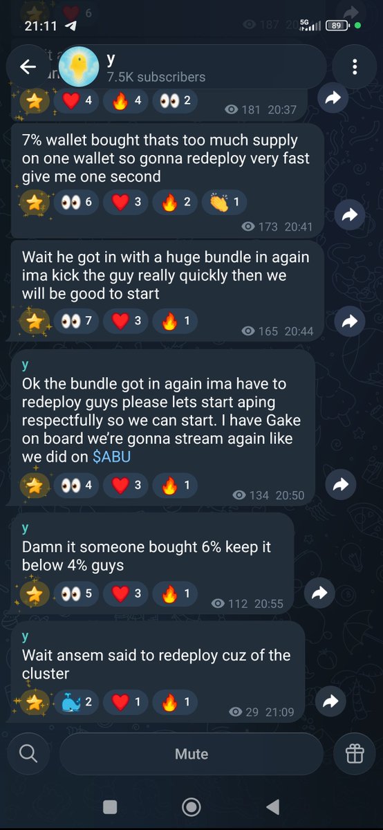 FreakyCoinsz's tweet photo. @y0lloo You dont get tired after 4-5 deploys One after another? https://t.co/UlMKgKnnxo