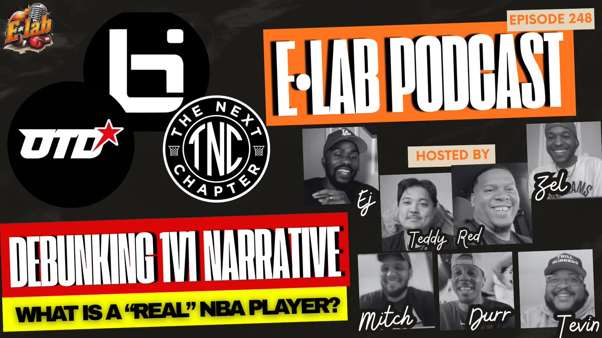 ELabpodcast's tweet photo. 🏀E•Lab Podcast
What is a "REAL" NBA player on the 1s scene!

https://t.co/FQMPobFgnW MidRange pulls up to debunk 1v1 narratives with the panel!

https://t.co/AAwOKyADk7

https://t.co/Rw7M55bLDp

https://t.co/ZeJ2VY7gK1 https://t.co/OWKQaKpENm