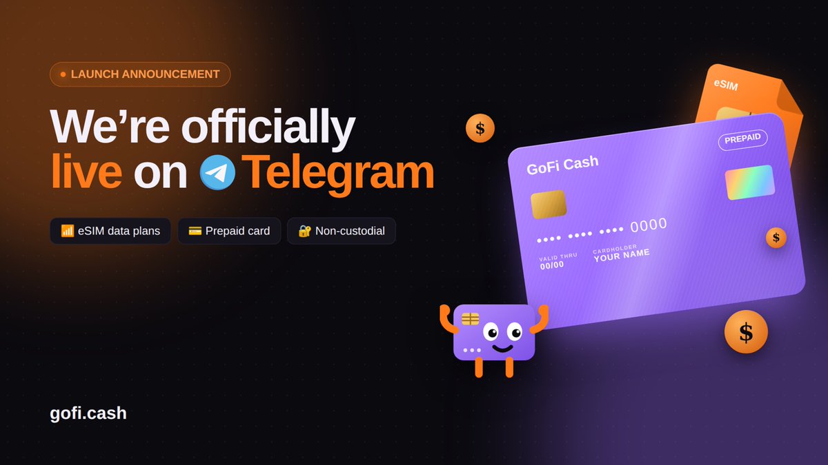 GoFiCash's tweet photo. We’ve officially launched our Telegram community.

Early updates, important announcements, community discussions, exclusive opportunities,
and key project developments will be shared here first.

Don’t wait until everyone else is there! 

Also, we’ll be launching something fun for the community too 

Turn on notifications for more updates 🔔

TG link: https://t.co/lHxRs2vgVf