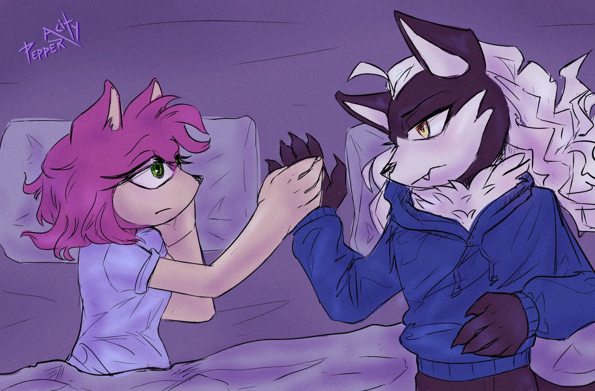 PepperAcity's tweet photo. Warming up for #InfinamyWeek2026
💅✨️
Concepts for our fic #BNAFau in collab with @starquillix✨️
[Link in comments]
I love them so 🌹🩸
#Infinamy #AmyRose #InfiniteTheJackal https://t.co/smnZusFTYI