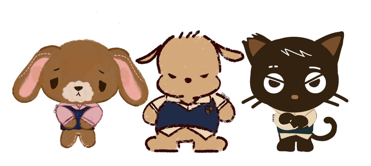 Claisillyy's tweet photo. Sanrio x bully 🐰🐶🐱 #bullygame https://t.co/SqzNbFNqCH