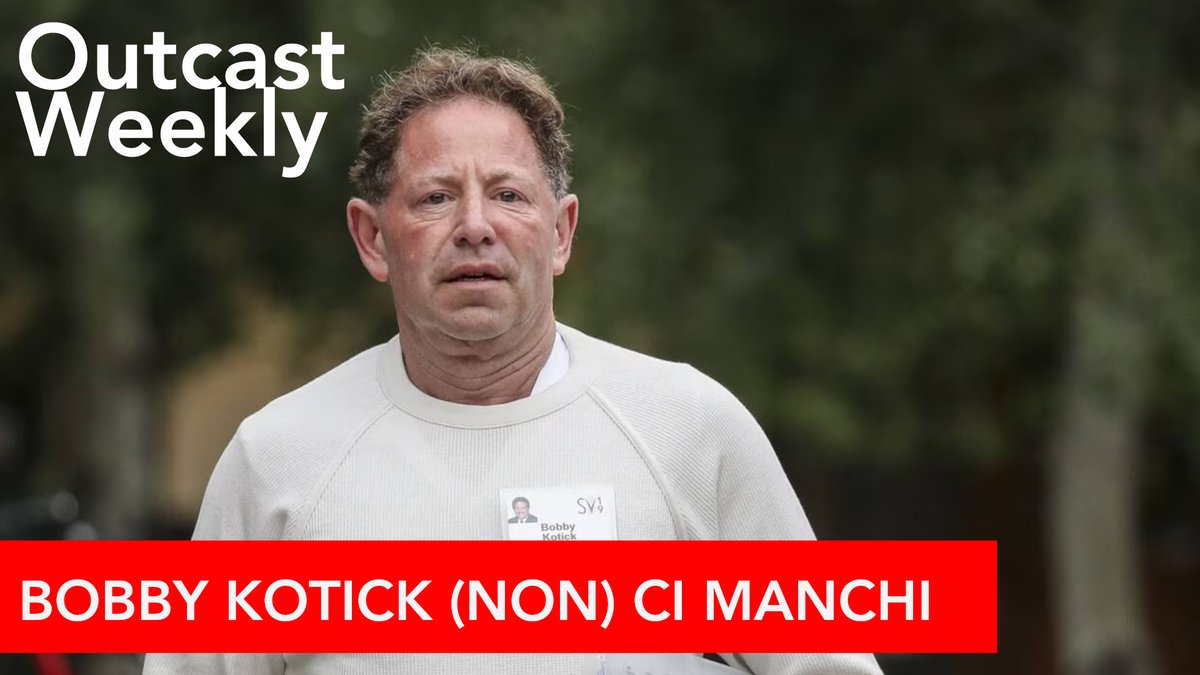 Outcastlive's tweet photo. Questa settimana il tenore delle notizie commentate su Outcast Weekly sfiora il ridicolo. Però c’è anche una nota positiva. https://t.co/lovRkqzY8c https://t.co/gb7PvEGwVY
