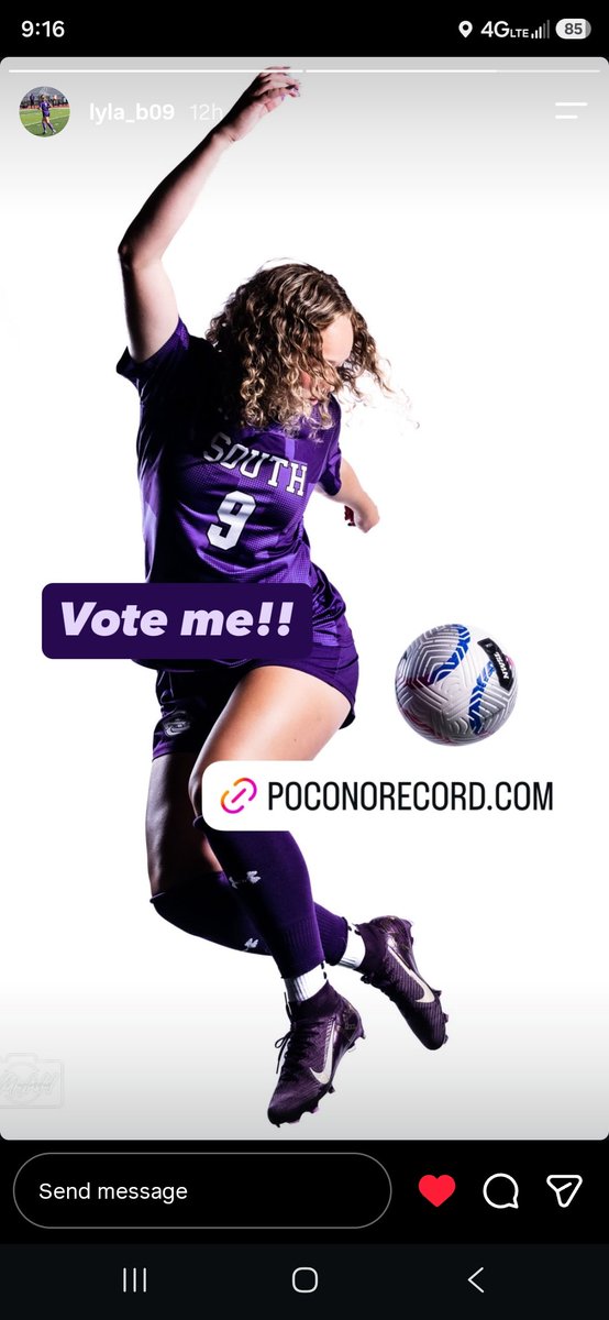 LisaBulay's tweet photo. Please vote for Lyla #soccer #esasd #Lylabulay #poconorecord  https://t.co/FbuYjT4ZFv https://t.co/3WJXhAbGrH