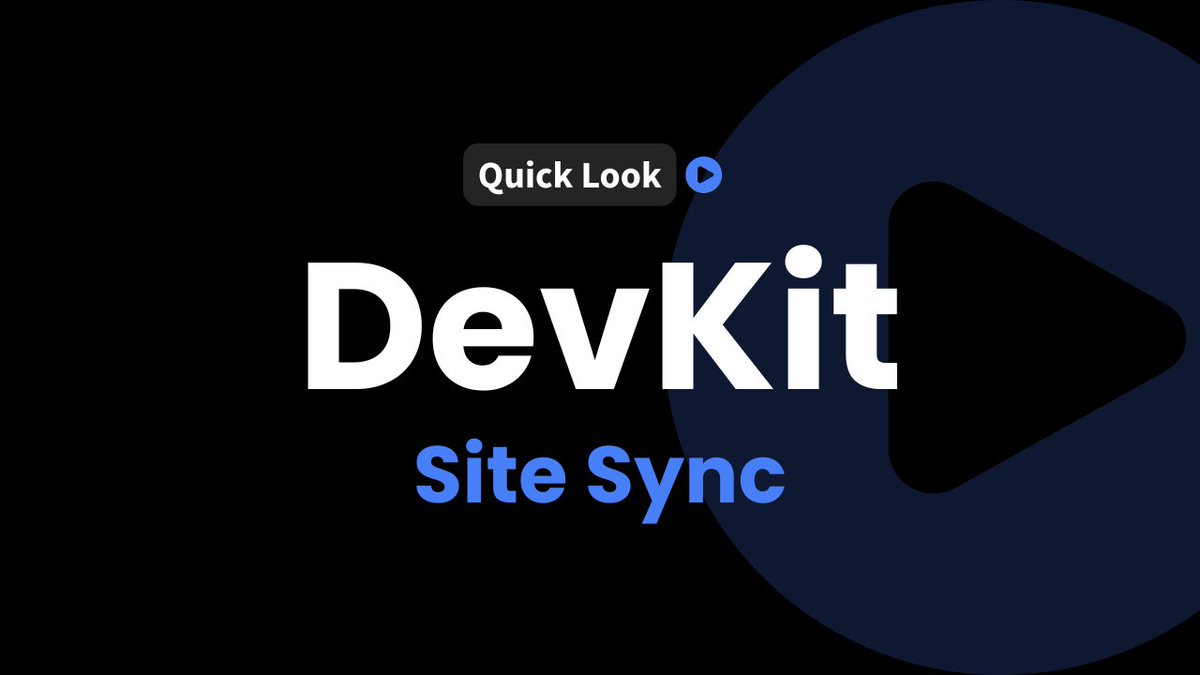 GoInfluenceWP's tweet photo. InfluenceWP Quick Look—DevKit

In this video we check out an exciting new feature of DevKit 3.0, which is the ability to sync content and media between WordPress websites using push and pull operations.

No Affiliate Links. Just Info &amp; Deals. 👇
https://t.co/C16h5RJjkQ https://t.co/iWabjxV47A