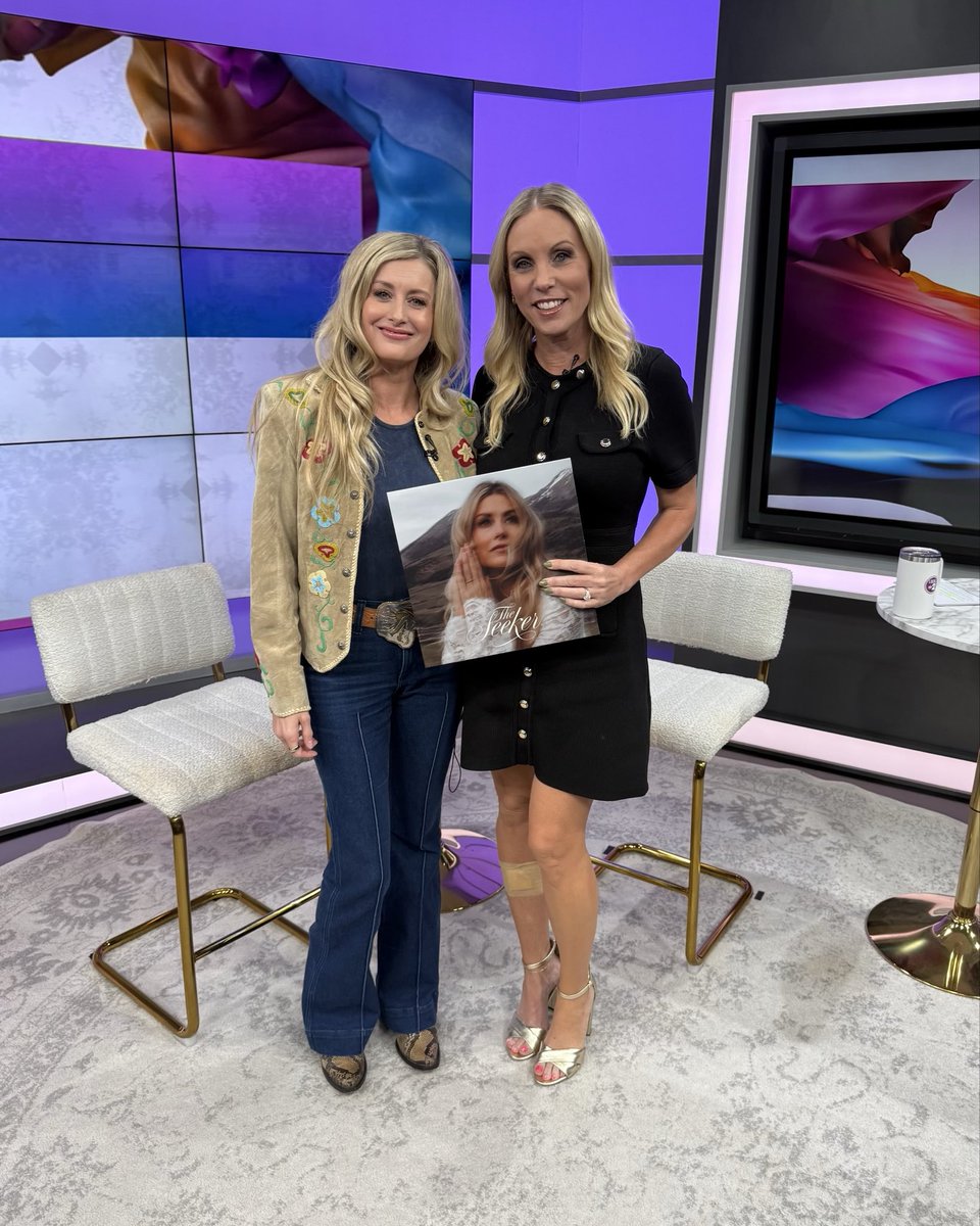 StephanieQuayle's tweet photo. Thanks @stephnthecity and @LocalOn2Live for having me yesterday to talk all things The Seeker and my album release show tomorrow night at Parton’s Live inside the @songtellerhotel 🤍 We’ve released a few more tickets just for you, so go get yours before we sell out! https://t.co/hs08oOYE3d
