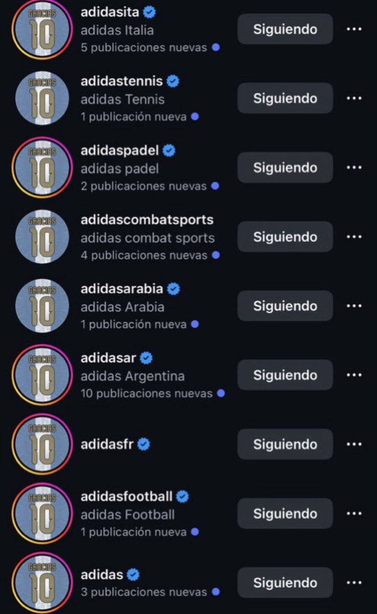 gusholderhaber's tweet photo. Adidas, tüm hesaplarının profil fotoğraflarını Messi'nin formasıyla değiştirdi:

"Teşekkürler 10.” https://t.co/WsgKQofBPn