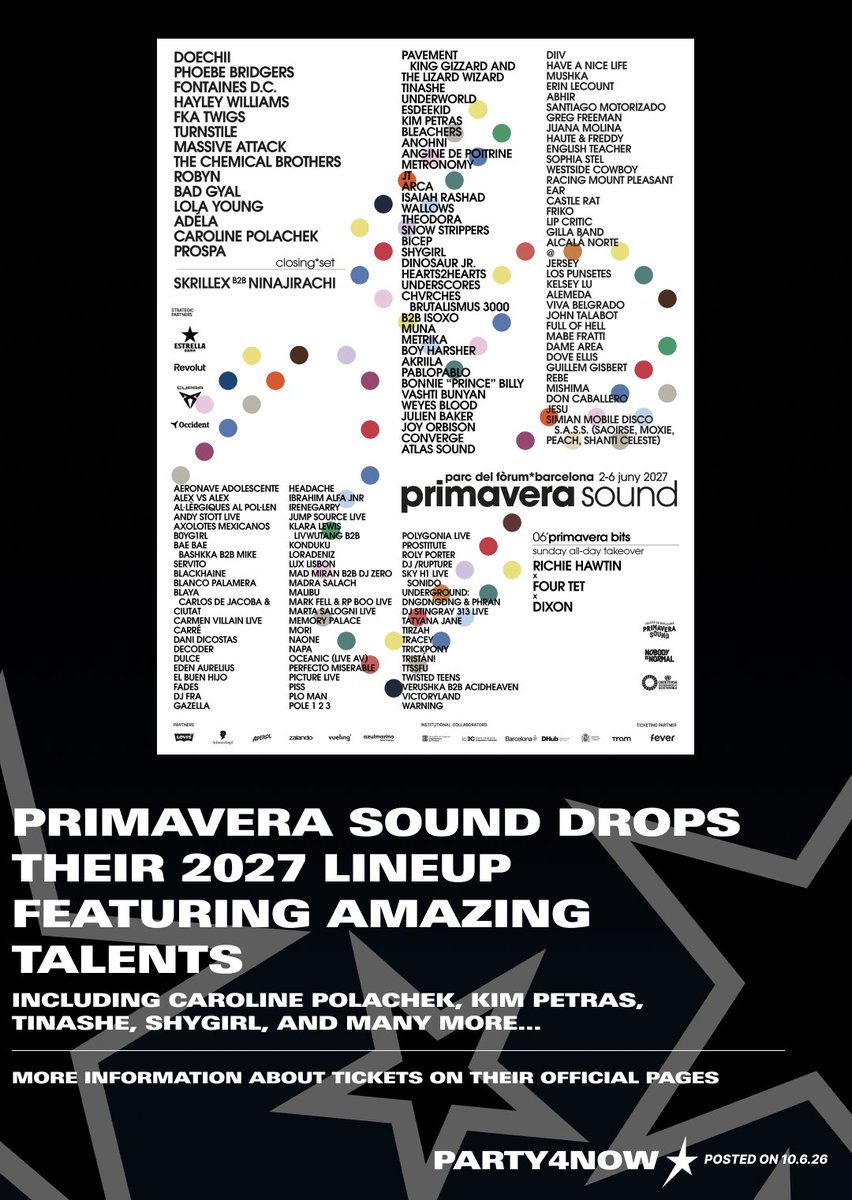 slay4now's tweet photo. Slay 4 News + Party 4 Now Post with Album Release Date and Festivals 2 Keep An Eye Out For 

Who’s ready for the Wor$t Man In America coming out in December? Absolutely thrilled to see it coming so soon! Also who’s been keeping their eyes out for the Primavera lineup? https://t.co/srM35y9UM5