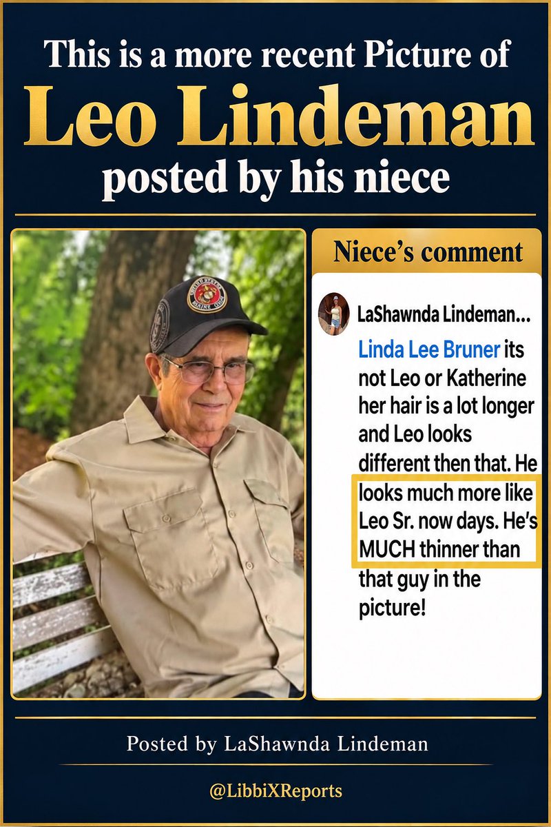 LibbiXReports's tweet photo. #Lindemans Update!

This picture was posted by Leo’s niece saying that this is more what he looks like now (his father). Not much like the picture that have been circulating that are a bit older.

#Missouri #MissingPersons https://t.co/HqFtRew6VY