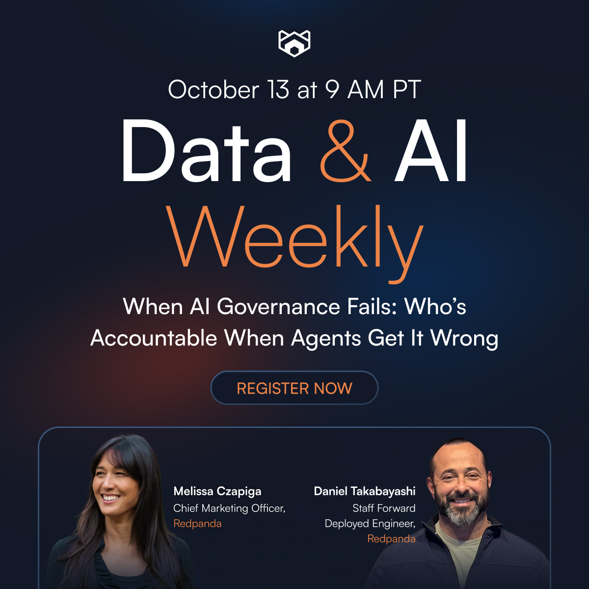 redpandadata's tweet photo. Gartner expects weak accountability, not model performance, to be the top cause of AI failure through 2028. Is your organization doing what it can to prevent it? 👀

On the next episode of Data & AI Weekly, Melissa Czapiga & Daniel Takabayashi cover what your team should have in place before someone asks who's accountable.

Set your reminder 🔔 https://t.co/WInT2pztog