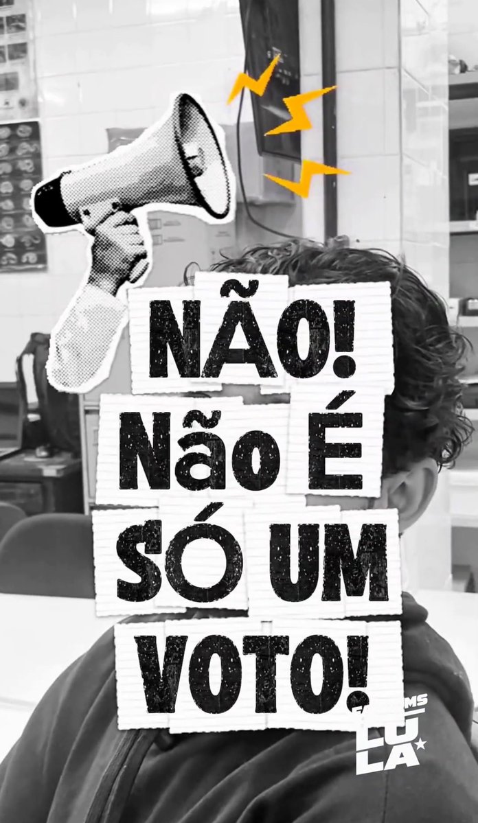 fandomscomlula's tweet photo. Você consegue imaginar a importância e impacto do seu voto?

Em parceria com o Lucas Boleno, o Fandoms Com Lula traz um vídeo explicativo sobre a importância do seu voto para o segundo turno! 

A única coisa aceitável neutra é o sabão! 

🔗: https://t.co/orWU26NRzB

Não deixem de votar no segundo turno!