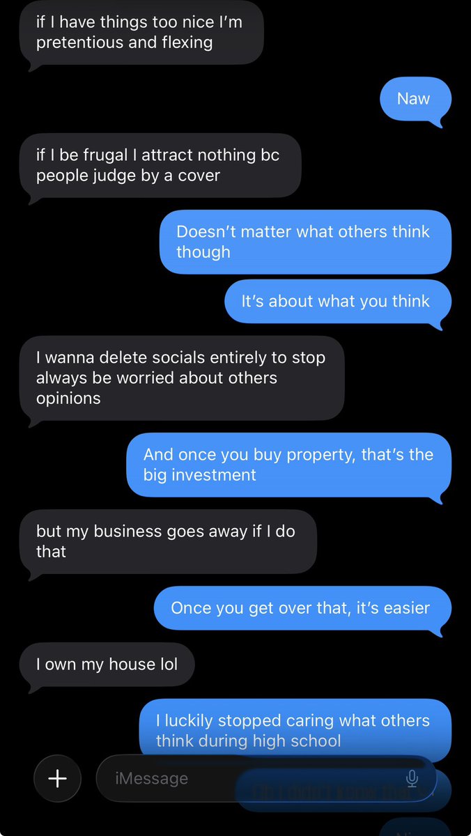 JohnErickson107's tweet photo. (PIC 1)
Texted a hobby homie yesterday asking him if he got something he told he was gonna get and ever since the conversation, I keep thinking about it.

Like what I said in the picture, I���m glad I really stopped caring what others thought of me early on in life. I guess I realized early that it’s all just noise and it’s usually just jealousy/envy and can’t change my mind on that. 

If you cannot be happy for random people (let alone your friends/family) in this world for their accomplishments or joys, it’s your own insecurity or unhappiness. Can’t change my mind on that. 

(PIC 2)
Also had a different conversation with a hobby homie yesterday cause he bought a card for x amount and sold it the same day for 10k+ profit!

I believe it’s a normal human reaction to feel a little jealous on things BUT if you don’t instantly/eventually turn that into happiness for someone, I think there lies the problem. Like it can be used as a motivation to try to replicate in your own way and in this specific scenario, buy a card and sell the the same day for 10k+ profit. He took the chance and he knew he had outlets to try to sell it fast and profit, even if it was 1k profit, that’s a huge W!

Both conversations are 2 dudes I look up to this space. They do things differently and they are successful. It goes to show that there are many ways to go about cards and just anything else in life. They both are in their early 20s and I’m about to be 37 and I can proudly say I look up to them and even though I haven’t met them in person yet, I call em my friends and we will link up one day. 

Be yourself. Believe in your conviction. It might not work out the first time but it will eventually if you keep at it. Trust. 

#JohnTalk
