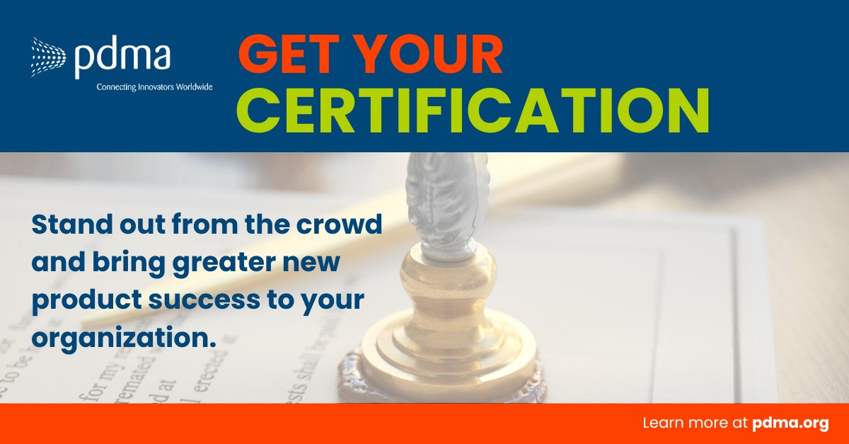 PDMAIntl's tweet photo. Want to strengthen your professional credibility?  

The PDMA NPDP certification is designed for real-world product and innovation professionals—and PDMA members enjoy added savings and support. 

Learn about NPDP: https://t.co/ArXHIpwZAY https://t.co/L5ZZZGYK0r