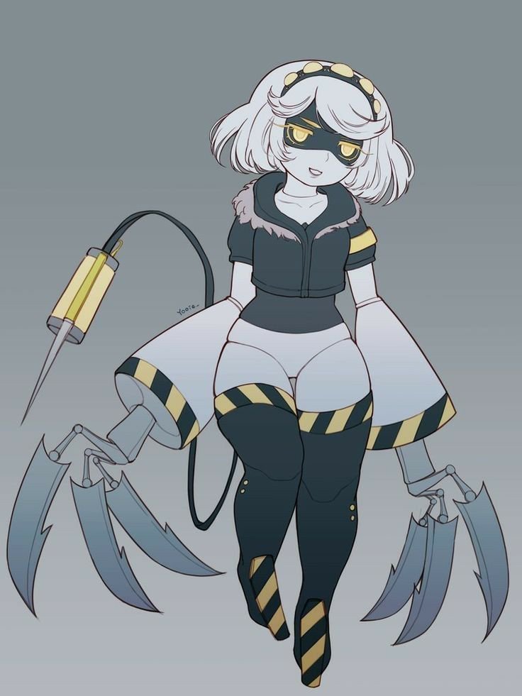 Elizabethvale_1's tweet photo. Come in between Legs 
#MurderDrones #MurderDronesFanArt https://t.co/GuFO7ih2cc
