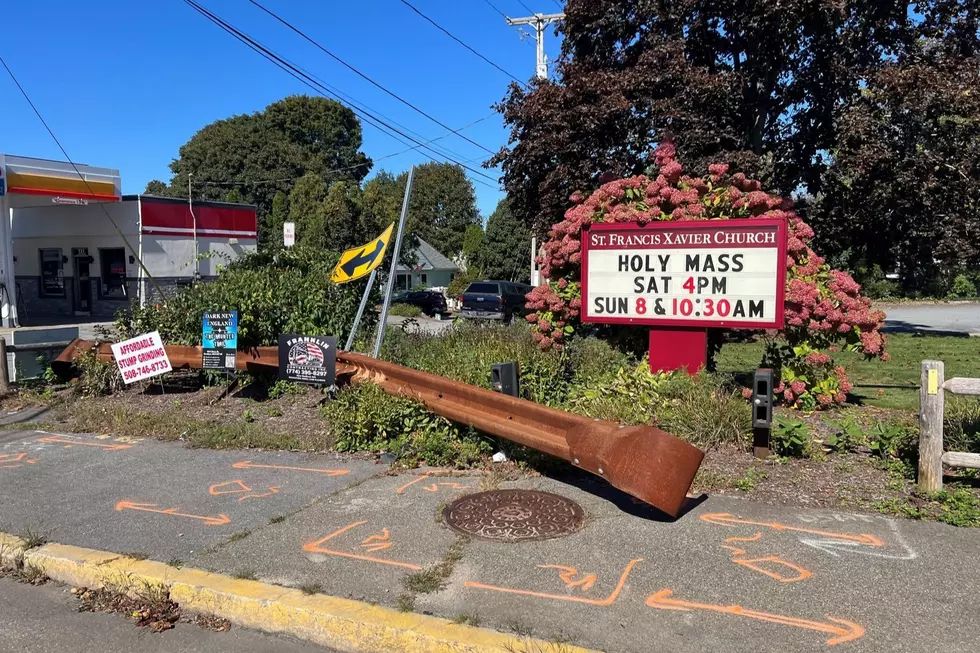 WBSM1420's tweet photo. Acushnet Church Sign Keeps Getting Hit
Police say crashes near this Acushnet church sign have happened repeatedly over the years. 
https://t.co/HBFaf8GxL3 https://t.co/RafcK7HmRN