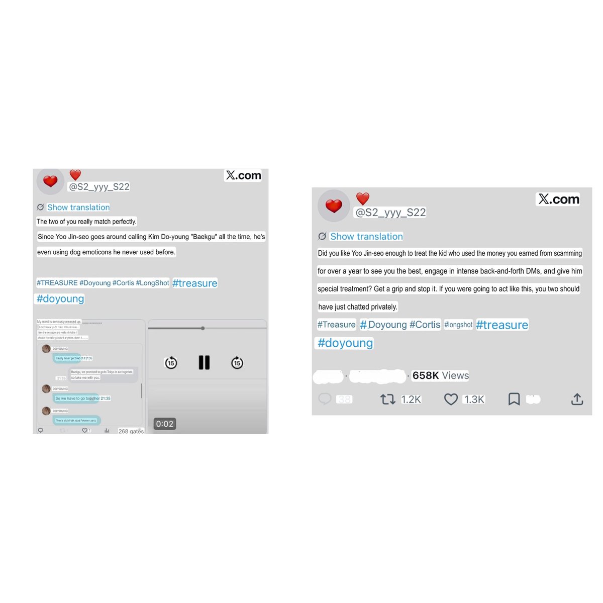 trsr10protect's tweet photo. 🚨Mass report 🚨 
                 ❗️ DOYOUNG ANTI ❗️
repeatedly blaming DOYOUNG and slandering him with false allegations 

Acc link:

🔗 https://t.co/AEKTPpKyR0
🔗 https://t.co/qGXzB9kYYg

⚠️ Report under: 
• HATE
• SPAM https://t.co/4NnlBUwP1x