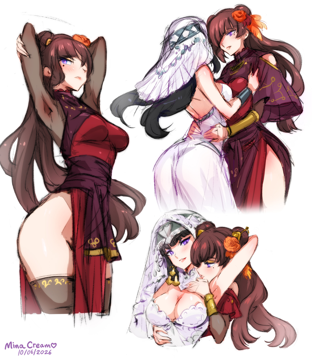 minaqueenu's tweet photo. Hong Hua x Anatolia sketches https://t.co/zXPcD1A29t
