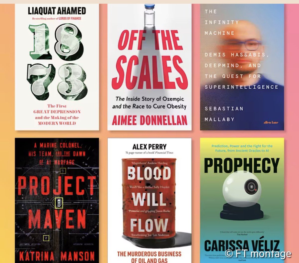 elerianm's tweet photo. Congratulations to all the authors of the books shortlisted for this year’s Financial Times and Standard Chartered Business Book of the Year Award!
#bbya #bbya26 #bbya2026 @FT https://t.co/E5QVFElUdP