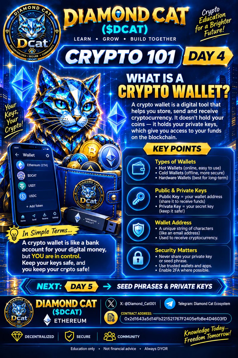 Diamond_Cat001's tweet photo. This isn't just another cat.
💎 Diamond Cat is creating a recognizable brand, growing a community and building its presence on Ethereum.
The question is simple:
Have you found $DCAT yet?
CA: 0x2d1643a5d14Fb221521767F2405efbBe4D4603fD
#DiamondCat @SirMapy https://t.co/WUyEMPzHaI