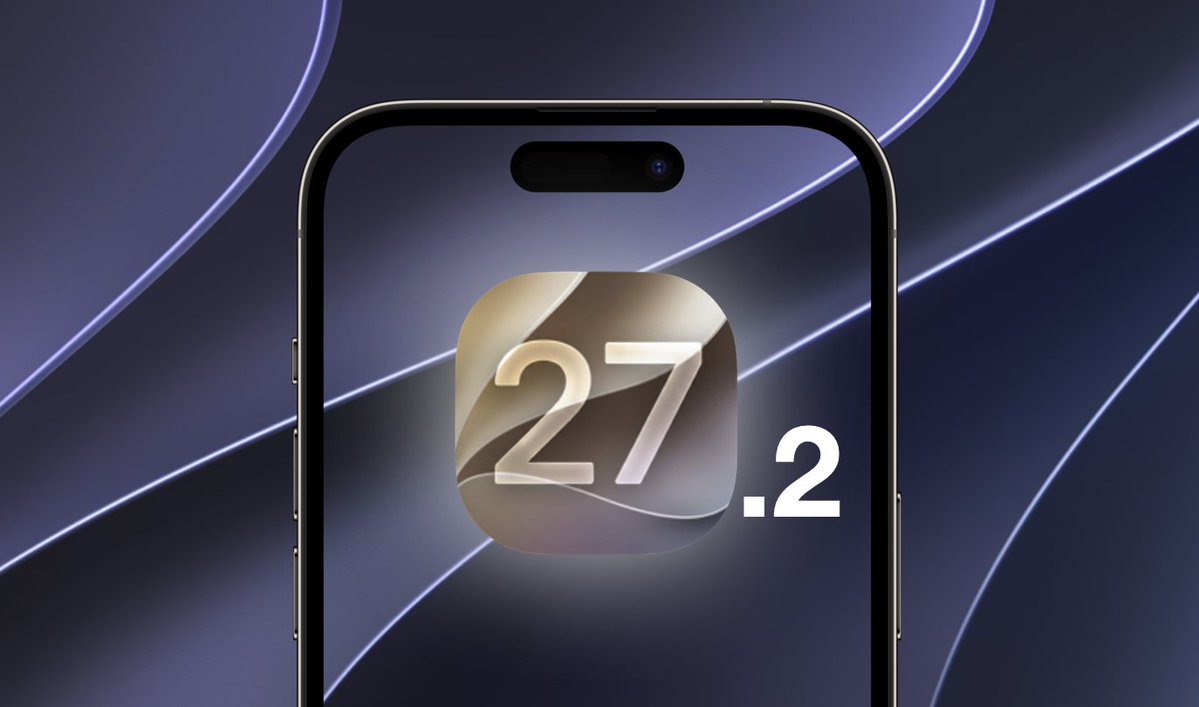 iguides_ru's tweet photo. Вышли публичные бета-версии iOS 27.2 и macOS 27.2

Компания Apple предоставила всем желающим доступ ко вторым бета-версиям будущих обновлений iOS 27.2, iPadOS 27.2, macOS 27.2, tvOS 27.2, watchOS 27.2 и visionOS 27.2. Из минусов — Apple прикрыла лазейку для активации 5G в России, поэтому не спешите ставить эту прошивку.

Что нового в тестовых сборках — читайте тут:
https://t.co/QDShDfgjeY