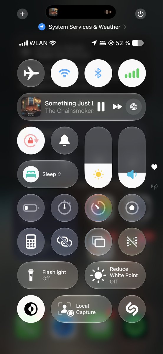 jayaspjacob's tweet photo. New Control centre arrangement #ios27 #apple #iPhone17ProMax https://t.co/kxGotrTsel