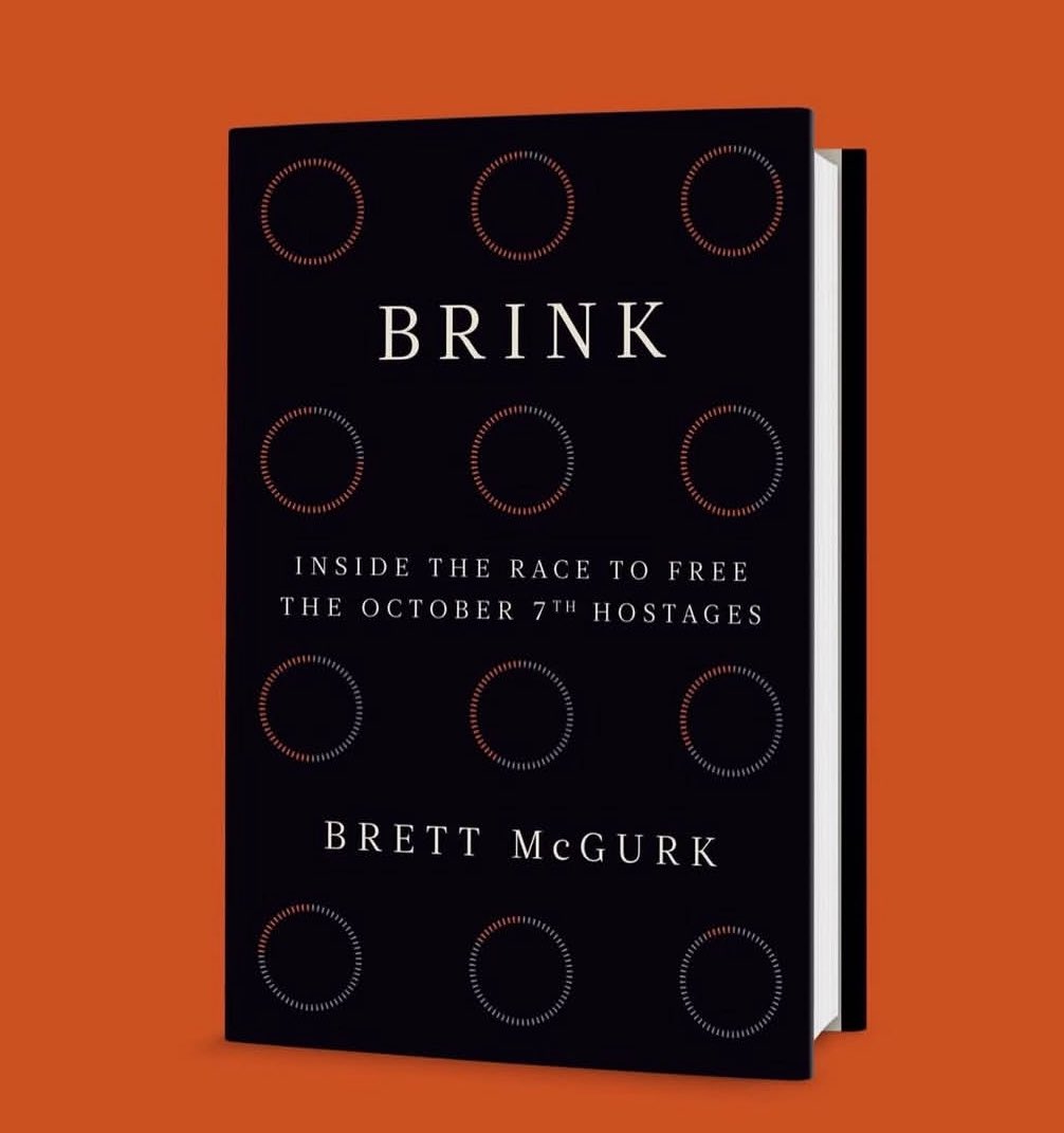 CoryBooker's tweet photo. . @brett_mcgurk is one of our nation’s great experts on the Middle East and has spent decades working at the highest levels of diplomacy through some of the region’s most consequential moments.

I’m really looking forward to reading Brink and learning from his firsthand account of the extraordinary efforts to free the hostages, and confront the extraordinary challenges of the region.